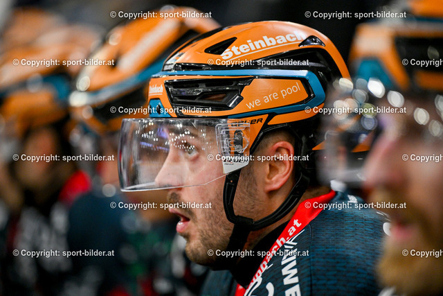 AUT, ICE, Black Wings Linz (AUT) vs Fehervar AV 19 (HUN) | 22.12.2023, Eishalle Linz, AUT, ICE Eishockey Liga, Black Wings Linz (AUT) vs Fehervar AV 19 (HUN), im Bild Andreas Kristler (BWL)


// ICE win2day Hockey League Match between Black Wings Linz (AUT) vs Fehervar AV 19 (HUN) in Linz, Austria on 2023/12/22