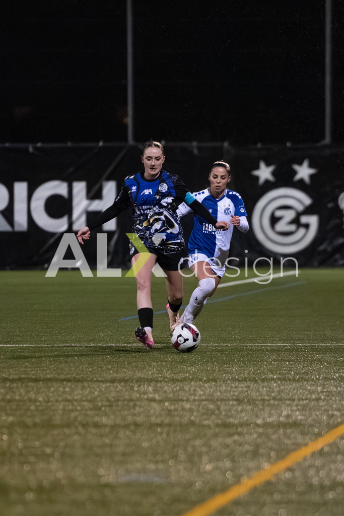Fußball I Frauen I Saison 2025-2026 I AXA Women's Super League | Women I 14. Spieltag I Grasshoppers Club Zürich - FC Luzern I 14.02.2026 | Hochwertige Sportfotos kaufen & lizenzieren für Medien, Vereine, Agenturen & Sportler:innen. Entdecke professionelle Sportfotografie im Bildshop von Alexander Franzen. - Realisiert mit Pictrs.com
