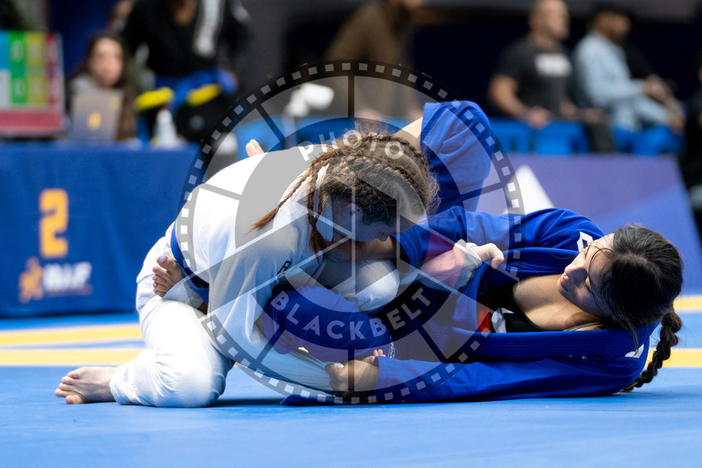 20240121PBB5393 | Fighters compete during the second day of the IBJJF European Championship in Paris, France, on January 21, 2024.