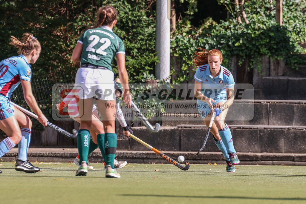 MJ_2022-10-08_Damen_HTCU-UHC-69 | Alia Jaques (UHC Hamburg #25), Uhlenhorst Mülheim - UHC Hamburg am 8.10.2022 im Waldstadion, Mülheim a. d. Ruhr