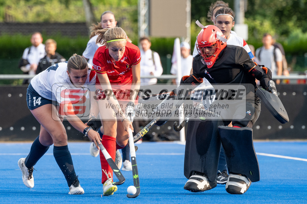 SFE_20230713_0053 | EuroHockey EM U18 Girls France vs Belgium am 13.07.2023 in Krefeld (Gerd-Wellen-Hockeyanlage), Photo: Stephan Fehrmann 2023 (Sports-Gallery)