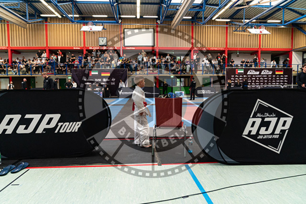 20230826PBB55072 | Fighters compete during the AJP INTLPRO BJJ and grappling competition in Hamburg, Germany, on August 26 2023.