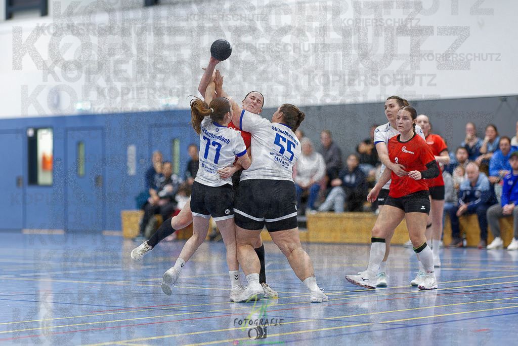 Frauen 2. Bezirksklasse; SG Rechtenbach - HSG Linden II | Frauen 2. Bezirksklasse; SG Rechtenbach - HSG Linden II am 16.11.2025 in Rechtenbach (Sporthalle Rechtenbach)Photo © 2025 - Jörg Heinrich - Realisiert mit Pictrs.com