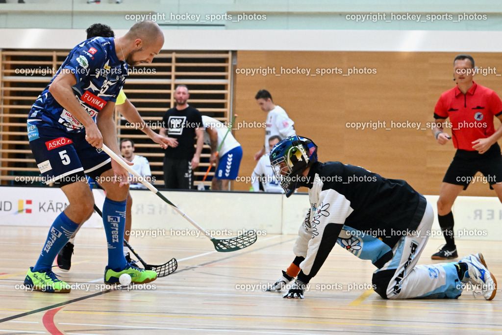 VSV Unihockey vs. Dunai Krokodilok 9.9.2023 | #25 Jan Sláma, #2 Balázs Samu