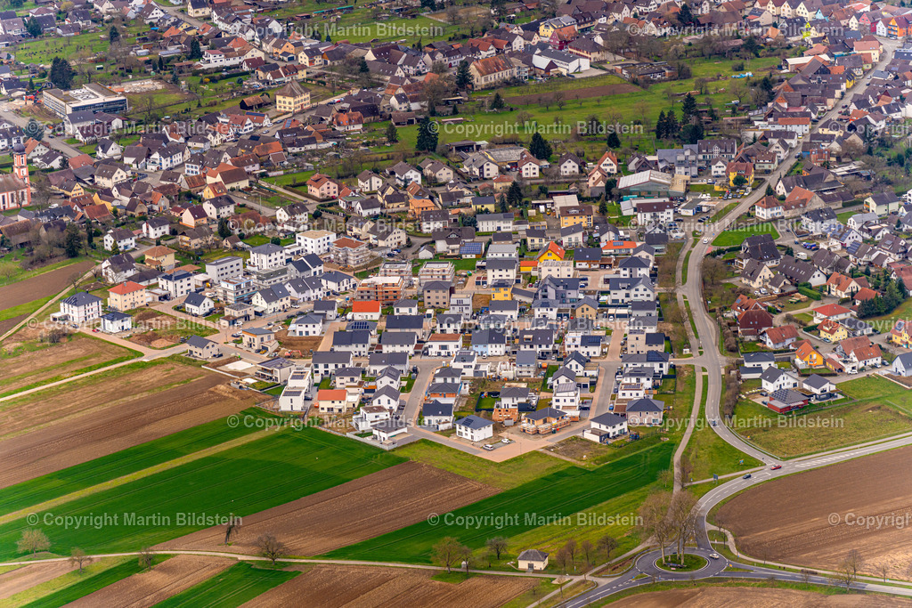 Rheinhausen-12-03-23-1-3 | Bilder Fotos Luftbilder Luftaufnahmen Deutschland Süden Westen Schwarzwald Baden Württemberg  
