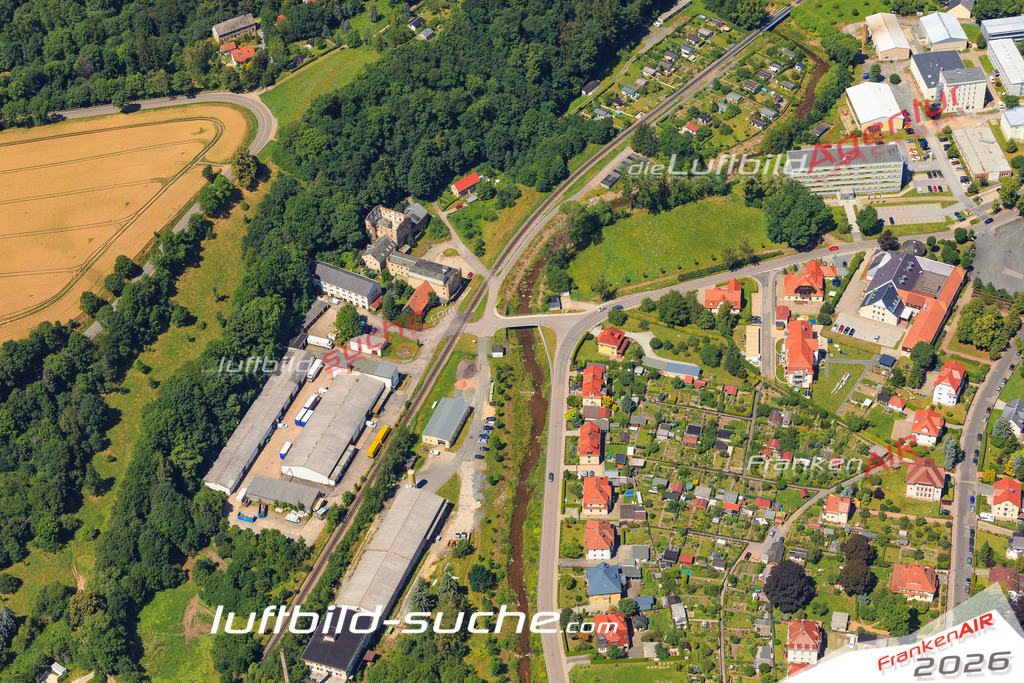 Luftbild von  Dippoldiswalde - Luftaufnahme wurde 2016 von https://frankenair.de mittels Flugzeug (keine Drohne) erstellt - die Geschenkidee