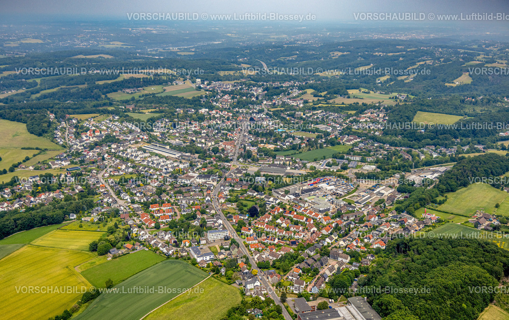 Sprockhoevel250517789 | Luftbild, Wohngebiet Ortsansicht Niedersprockhövel, Sprockhövel, Ruhrgebiet, Nordrhein-Westfalen, Deutschland
