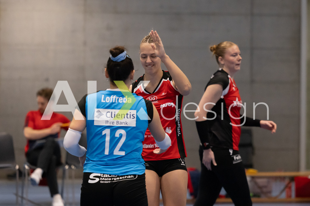 Volleyball I Frauen I Saison 2025-2026 I Volleyball NLA | Women I 1/4 Finals I  BIWI VFM - VC Kanti Schaffhausen I 01.03.2026 | 8 Lina-Marie Lieb (DE) (VC Kanti Schaffhausen) – Aussen - Realisiert mit Pictrs.com