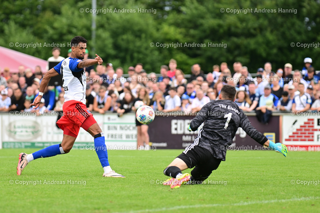Fußball I Herren I Testspiel  I TSV Elstorf - Hamburger SV I 5.7.2025 | a-hannig - Realisiert mit Pictrs.com