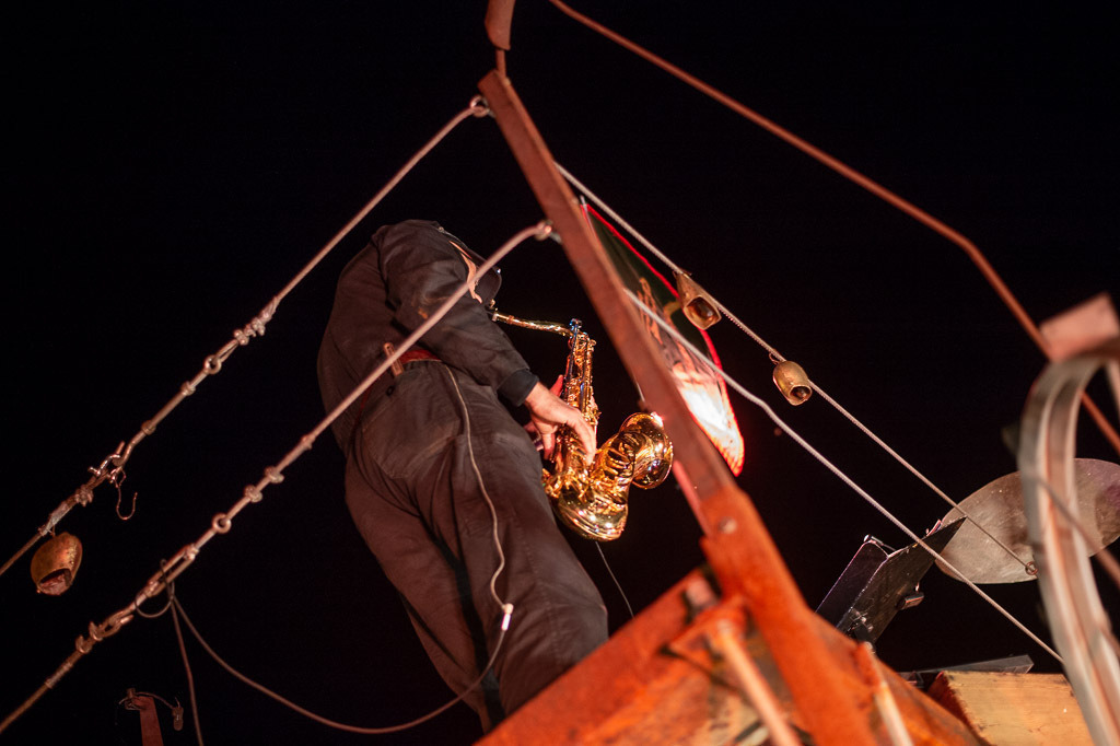 Jazzmaschine | Die Jazzmaschine im Forte Belvedere Leisnig zum Festival Hallo Leisnig 2022. - Realisiert mit Pictrs.com