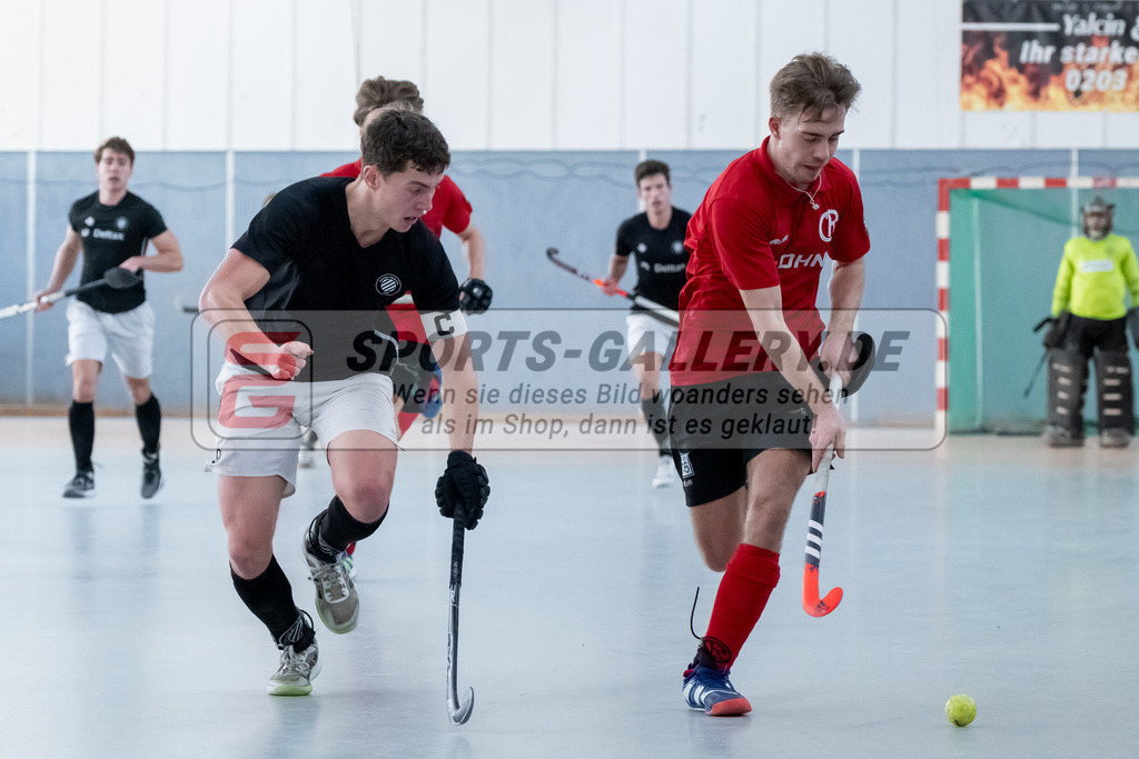 HK_20250202_102407 | 2. Bundesliga Halle Herren Club Raffelberg - Schwarz Weiss Köln am 2.2.2025 Halle am Raffelberg, Duisburg ,