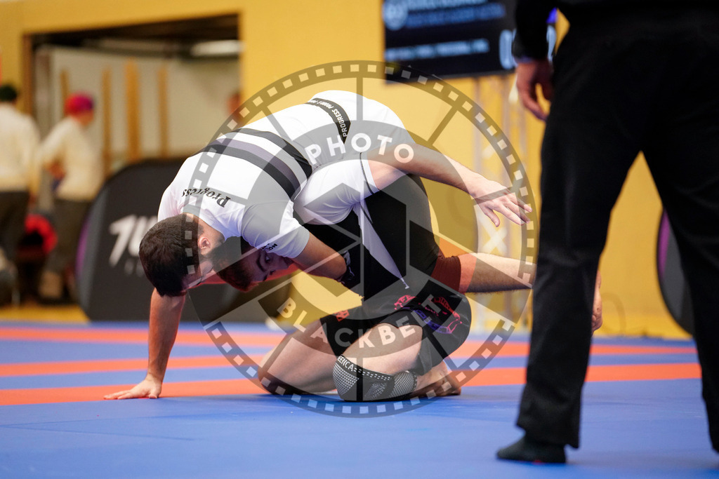 20240203PBB09825 | Fighters compete during the Brazilian Jiu-Jitsu Championship of the AJP Tour in Maintal by Frankfurt am Main, Germany, on February 2, 2024.