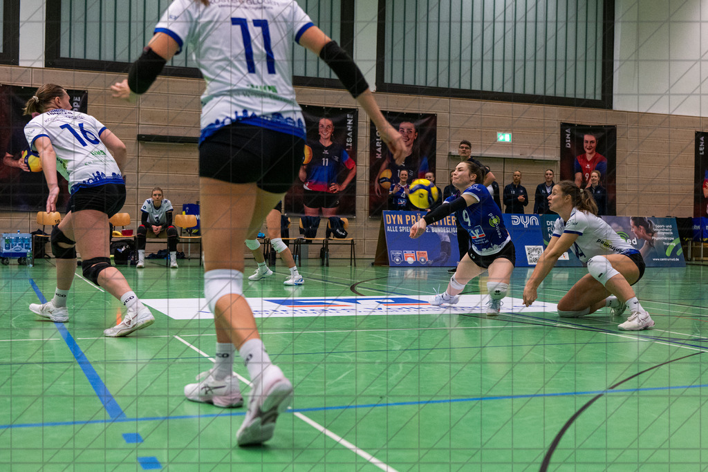 2. VBLF Nord 25/26 | Spiel 4053 | VC Osnabrück vs. TV Cloppenburg | DELL Dina (VC Osnabrück e.V. #9) Annahme nach Aufschlag. //  13.12.25: 2. VBLF Nord 25/26 | Spiel 4053 | VC Osnabrück vs. TV Cloppenburg / Osnabrück / Deutschland  //   CREDIT:www.bullenfotos.de, Martin König, Hörner Weg 40, D-49078 Osnabrück, +4917663732967 // Nutzung und Weitergabe nur zu den vereinbarten Zwecken. Presseanfragen an Ersteller. Alle Rechte beim Ersteller. Honorierung nach MFM. - Realisiert mit Pictrs.com