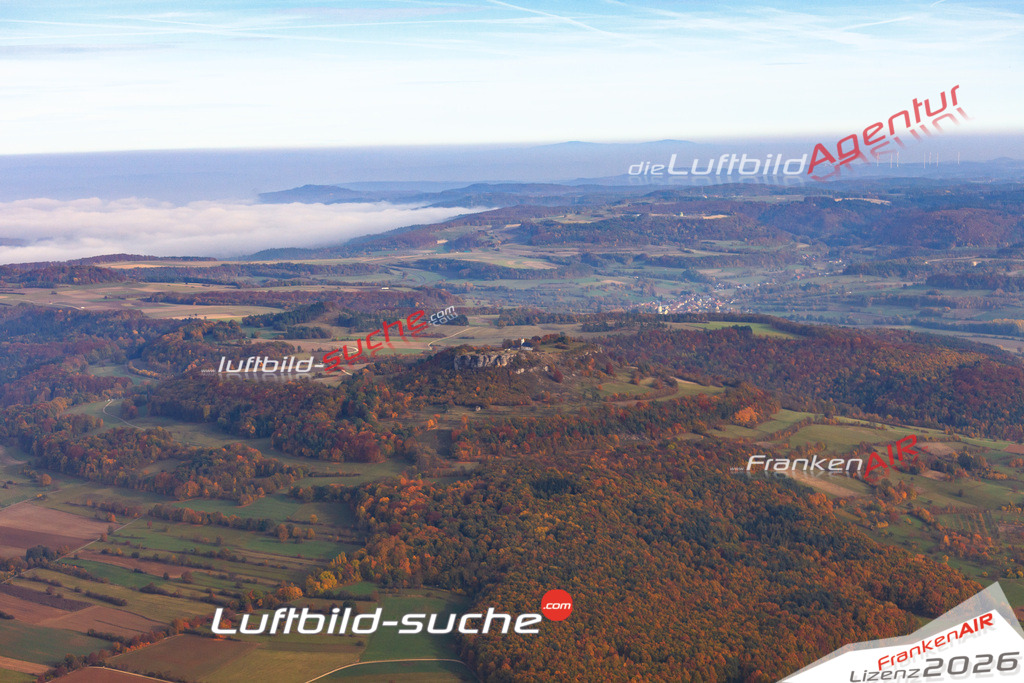 Die Luftaufnahme Staffelberg - Bad Staffelstein wurde vom UL-Flugzeug (keine Drohne) aus fotografiert.Hohe Druck- Auflösung-die Geschenkidee!