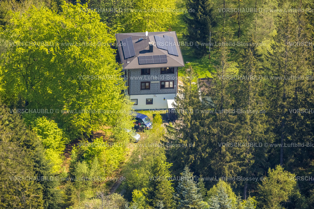 Meschede230500763 | Luftbild, Naturfreundehaus Stimmstamm, Eversberg, Meschede, Sauerland, Nordrhein-Westfalen, Deutschland