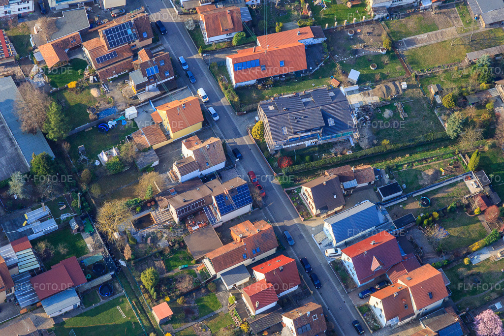 Luftbild: Waldstr in Kandel im Bundesland Rheinland-Pfalz in Deutschland. Foto: IMG_113213.jpg vom 23.03.2019 durch Werner Riehm/FLY-FOTO.de