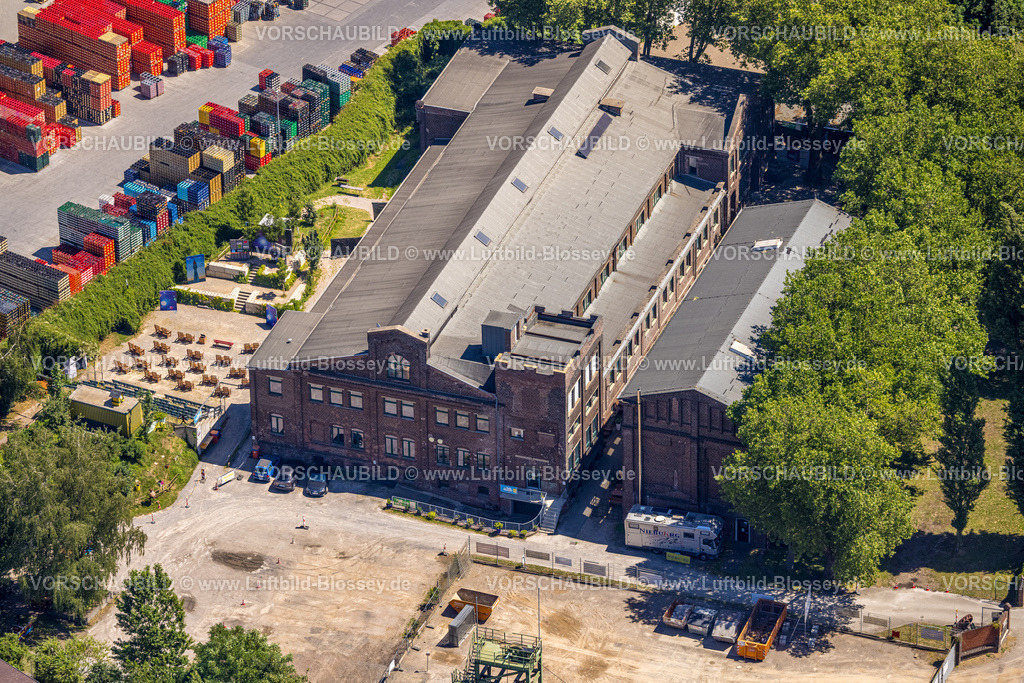 Oberhausen230705048 | Luftbild, Theater an der Niebuhrg, Lirich, Oberhausen, Ruhrgebiet, Nordrhein-Westfalen, Deutschland