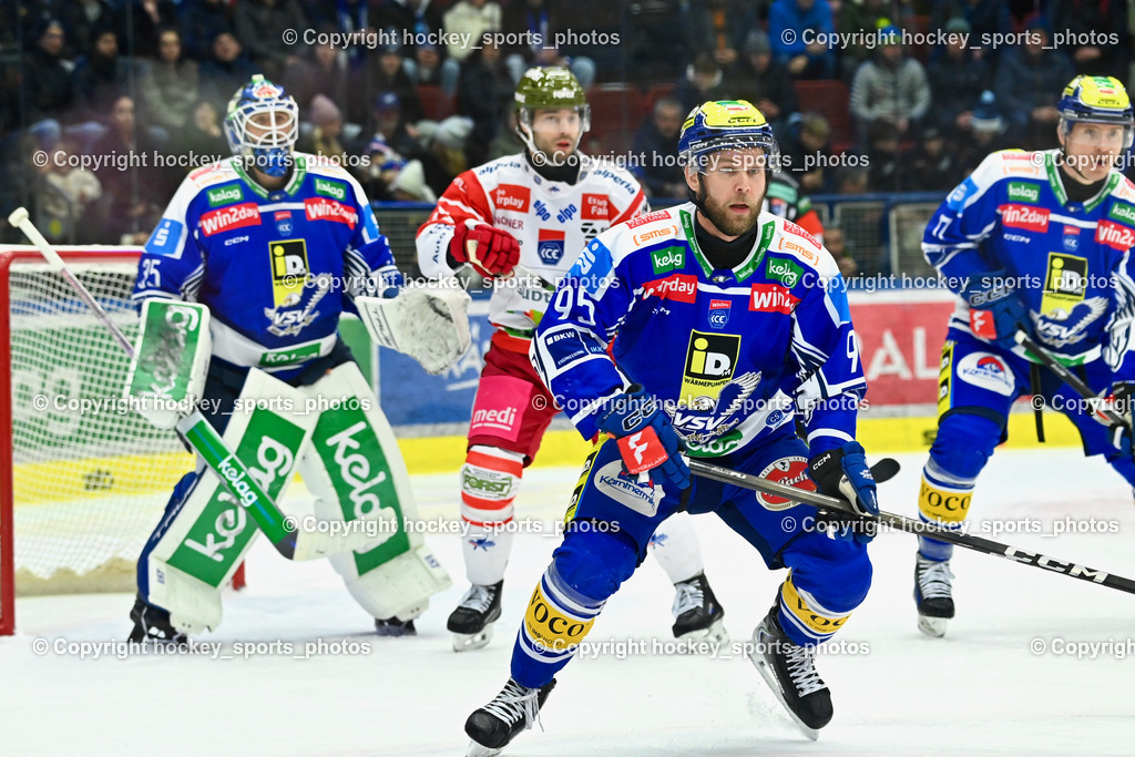 EC IDM Wärmepumpen VSV vs. HCB Südtirol Alperia | #95 Mark Katic EC VSV, EC IDM Wärmepumpen VSV vs. HCB Südtirol Alperia, EC IDM Wärmepumpen VSV vs. HCB Südtirol Alperia am 28.12.2025 in Villach (Stadthalle Villach), Austria, (Photo by Bernd Stefan)