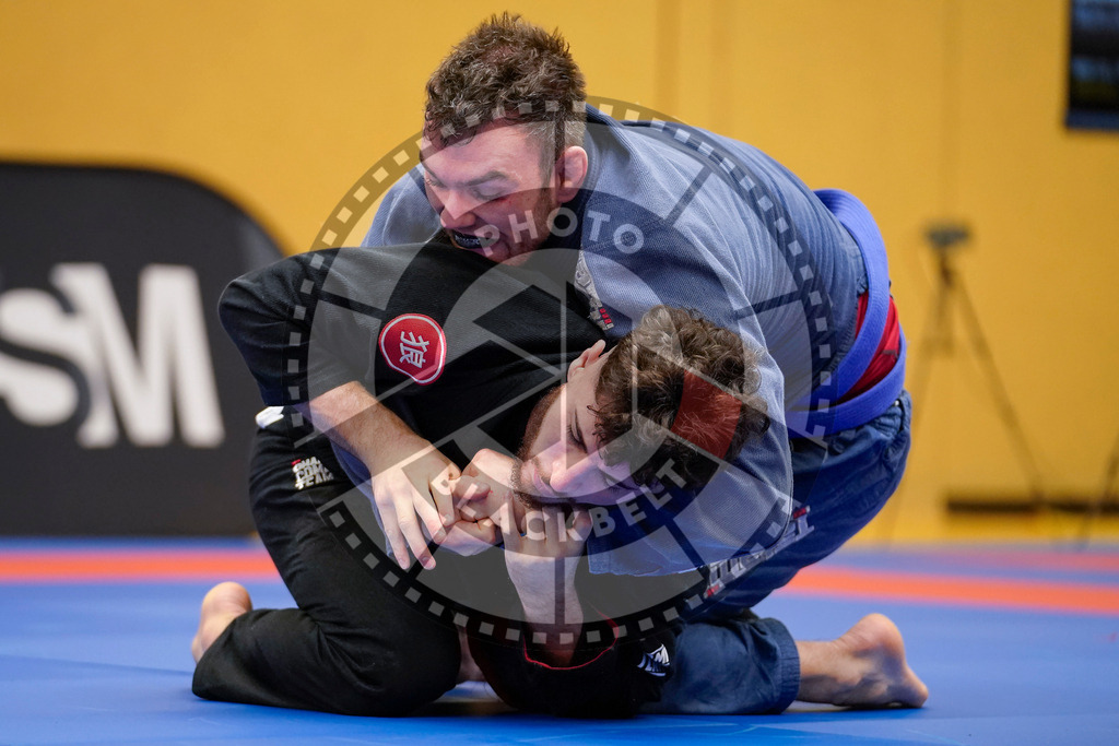 20240203PBB05756 | Fighters compete during the Brazilian Jiu-Jitsu Championship of the AJP Tour in Maintal by Frankfurt am Main, Germany, on February 2, 2024.