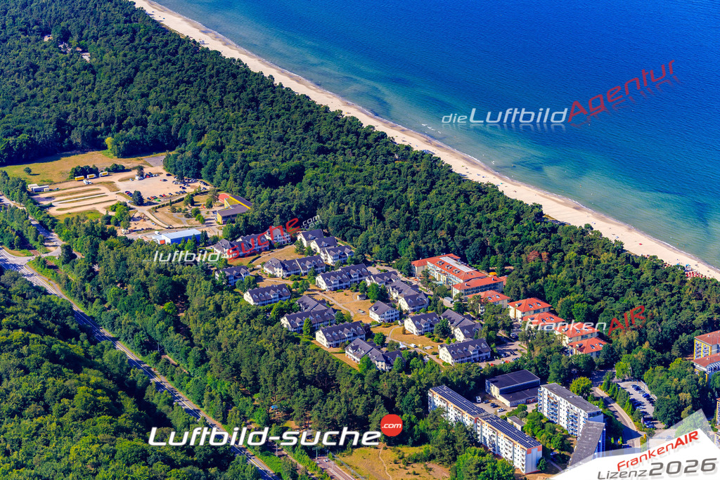 Die Luftbildaufnahme Hotel - Binz wurde 2018 mittels Flugzeug (keine Drohne) erstellt. Perfekte Schärfe und Druck- Auflösung- Garantiert!