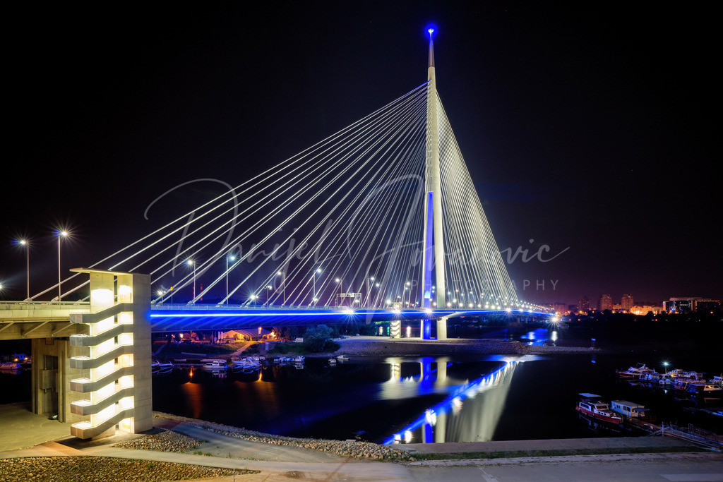 Ada Brücke | Die schöne Ada Brücke spannt sich über die Save