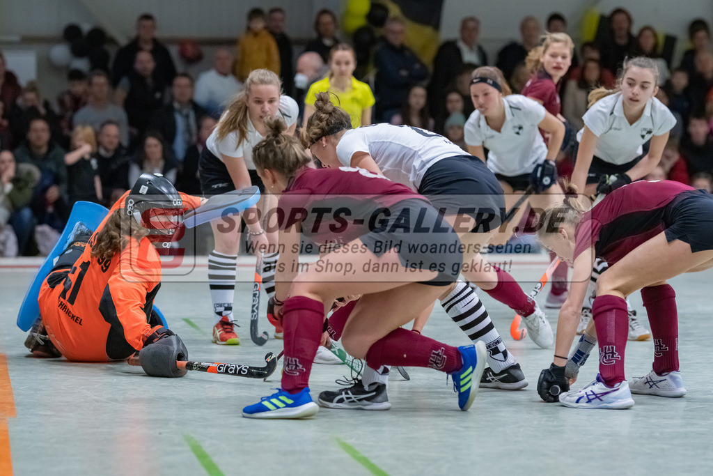 HK_20230226_105060 | Deutsche Meisterschaft WU16 Spiel um Platz 7 Düsseldorfer SC - HC Ludwigsburg am 26.2.2023 DSC 99, Düsseldorf ,
