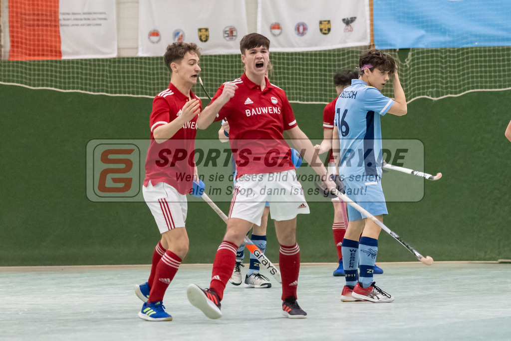 SFE_20230305_0016 | Deutsche Meisterschaft Männliche U16 Halle 2023 am 05.03.2023 in Köln (KTHC Stadion Rot-Weiss Köln Tennis and Hockey Club), Photo: Stephan Fehrmann 2022 (Sports-Gallery)