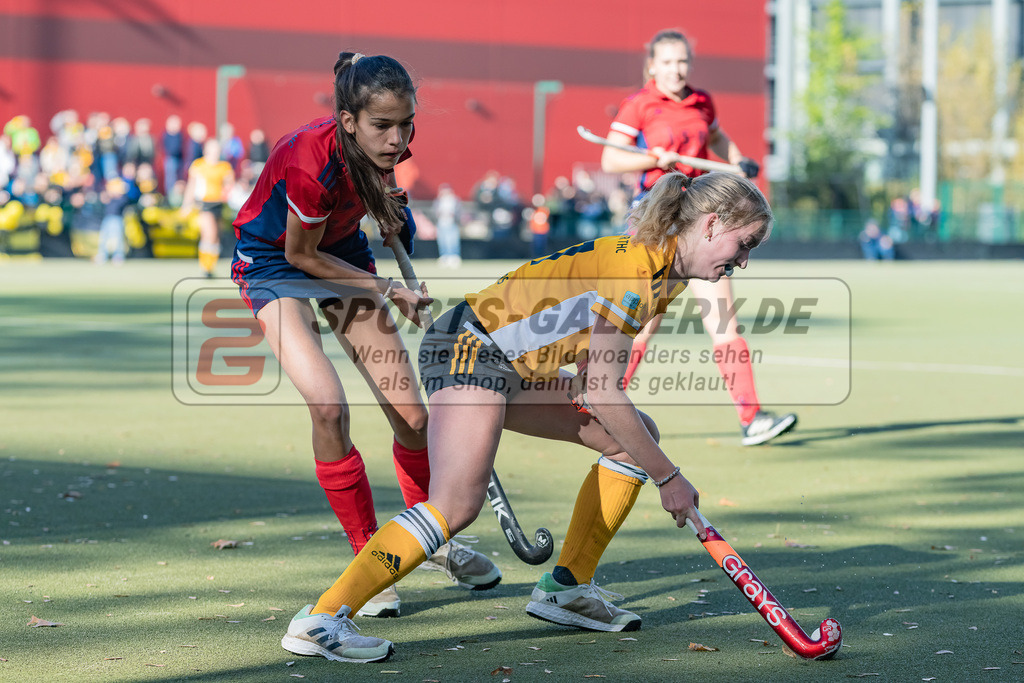 HK_20231021_105702 | Deutsche Meisterschaft WU16 Düsseldorfer HC - Harvestehuder THC am 21.10.2023 DHC, Düsseldorf ,