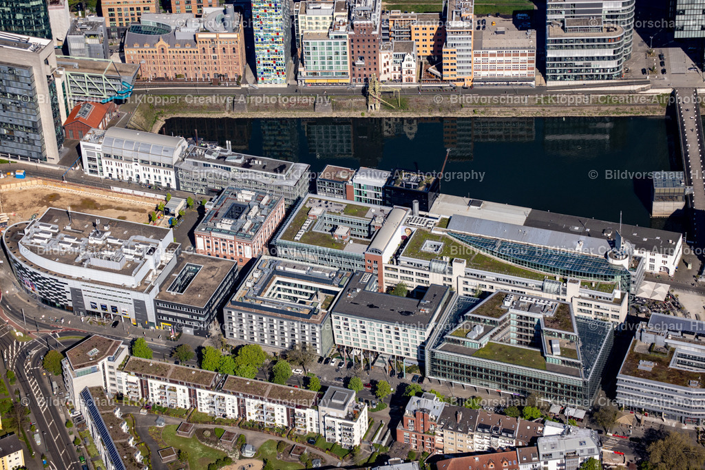 Luftbild Medienhafen Düsseldorf  439A3496 | Luftbildfotografie Hermann Klöpper/ Creative-Airphotography - Realisiert mit Pictrs.com