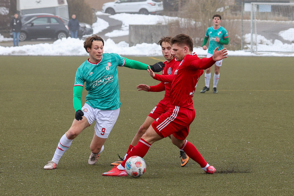 Heldenfingen-Buch_260131_6509 | SG Heldenfingen/Heuchlingen vs. TSV Buch, Fußball, Herren, Freundschaftsspiel, 2025/2026, 31.01.2026 in Söhnstetten, Kunstrasenplatz (Foto: Michael Bulling) - Realisiert mit Pictrs.com