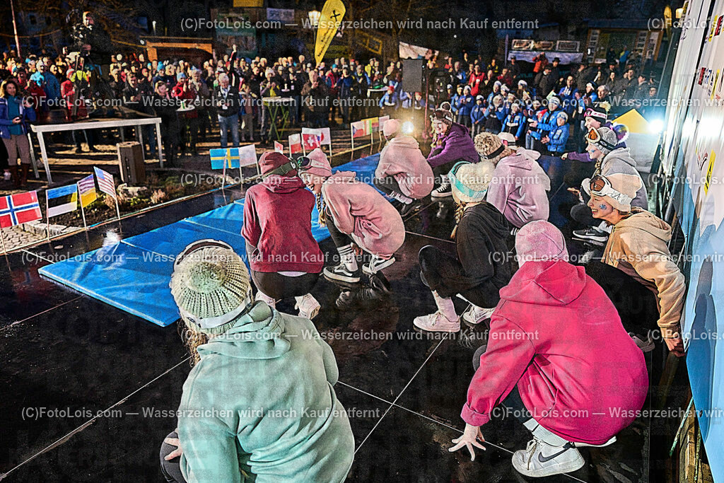 ALP2325_FMC-Wellcome_Sportmittelschule-Praesentation | (C)FotoLois.com, Alois Spandl, World Criterium Masters Ski Alpin 2023 Hochkar, WellcomeFeier mit Siegerehrungen Slalom A + GiantSlalom C, Mo 20. März 2023.