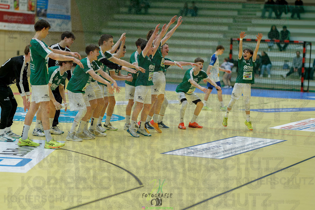 mJC-Regionalliga, Halbfinale Hessenmeisterschaft; HSG Dutenhofen/Münchholzhausen - TSV Pfungstadt | mJC-Regionalliga, Halbfinale Hessenmeisterschaft; HSG Dutenhofen/Münchholzhausen - TSV Pfungstadt am 15.03.2025 in Münchholzhausen (Sporthalle Münchholzhausen)Photo © 2025 - Jörg Heinrich - Realisiert mit Pictrs.com