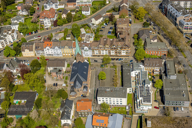 Hattingen230406807 | Luftbild, Kath. St. Peter und Paul, Amtsgericht, Hattingen, Ruhrgebiet, Nordrhein-Westfalen, Deutschland
