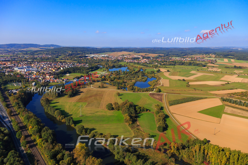 Luftbild von Michelau Lichtenfels - Luftaufnahme wurde 2016 von https://frankenair.de mittels Flugzeug (keine Drohne) erstellt - die Geschenkidee