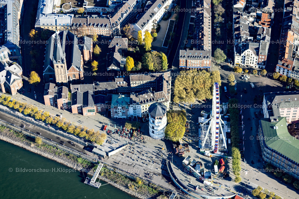 luftbild-duesseldorf-altstadt-burgplatz-rheinterrassen-kasematten-8906 | Luftbildfotografie Hermann Klöpper - Realisiert mit Pictrs.com