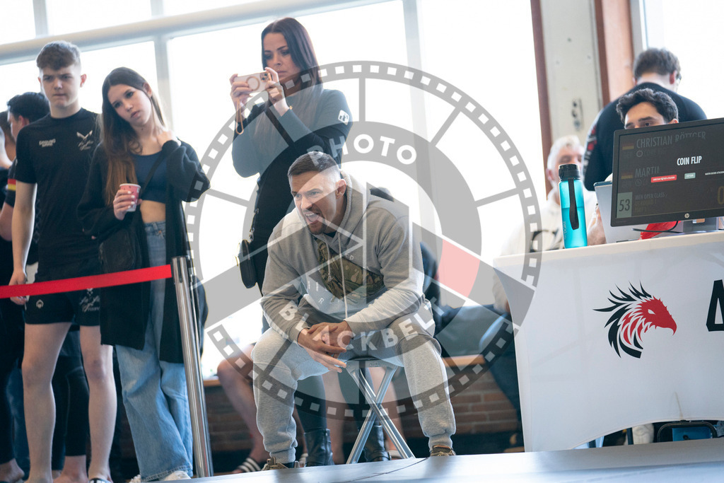 20240309PBB6940 | Fighters compete during the International Luta Livre (ILLCS) Spring Championship in Hannover, Germany, on March 9, 2024.