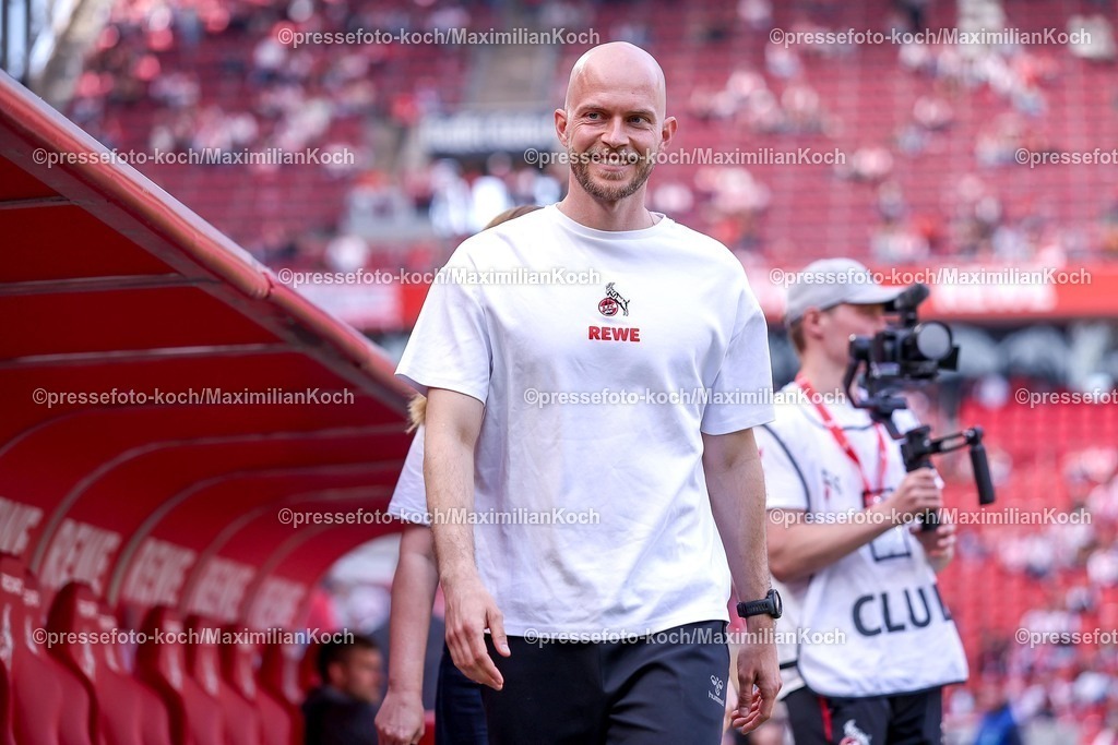 1FC10052601006 | 10.05.2026, Fußball, 1. FC Köln - 1. FC Heidenheim, 1. Fußball Bundesliga Herren, 33. Spieltag, RheinEnergie-STADION, Saison 2025 / 2026: Cheftrainer Rene Wagner (1FC Koeln #hc)  DFB regulations prohibit any use of photographs as image sequences and or quasi-video.
