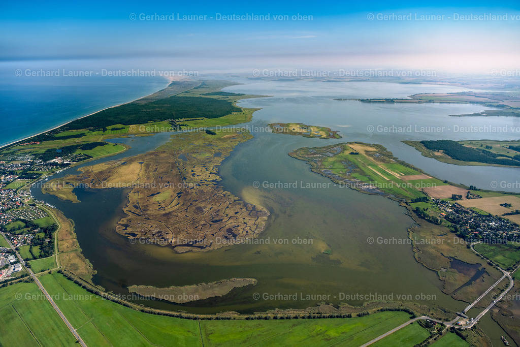 4061810 | Große Kirr, Nationalpark Vorpommersche Boddenlandschaft, ZINGST 08.09.2021 Salzgrasland -Insel und Vogelschutz -Gebiet in Zingst im Bundesland Mecklenburg-Vorpommern. // Salt grassland island and protection of birds area in Zingst in the federal state Mecklenburg-West Pomerania. Foto: Gerhard Launer