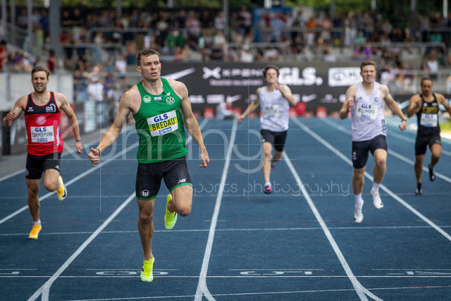 Deutsche Leichtathletik-Meisterschaften; Bochum-Wattenscheid, 25.07.2026 | 400m mit Jean Paul Bredau (VfL Wolfsburg); Deutsche Leichtathletik-Meisterschaften am 25.07.2026 im Lorheide-Stadion, Bochum-Wattenscheid (Nordrhein-Westfalen).