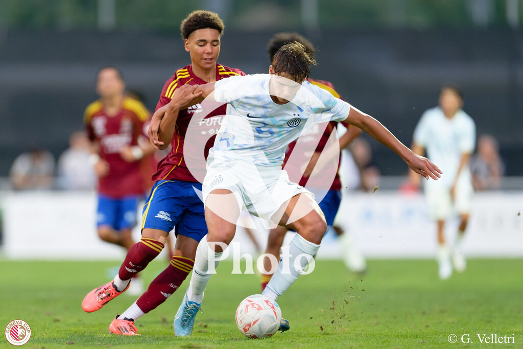 GenevaCup Group Phase - Servette FC v FC Inter Milan | during the GenevaCup Group Phase match between Servette FC and FC Inter Milan at Stade des Arberes in Meyrin, Switzerland