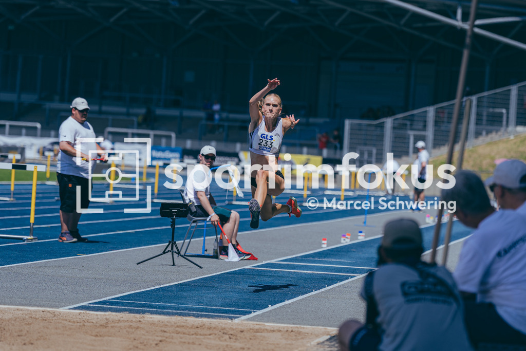 Deutsche Meisterschaften U20 / U16 2026 | Lotta Edzards, SCC Berlin, 233, 400 Meter Hürden, Deutsche Meisterschaften der U20 &amp; U16 2026, Lohrheidestadion Bochum-Wattenscheid, 11.07.2026. Foto: Marcel Schwering / sportimfokus - Realisiert mit Pictrs.com