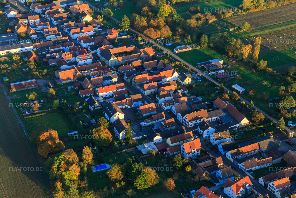Luftbild: Saarstr in Kandel im Bundesland Rheinland-Pfalz in Deutschland. Foto: IMG_095824.jpg vom 30.10.2016 durch Werner Riehm/FLY-FOTO.de