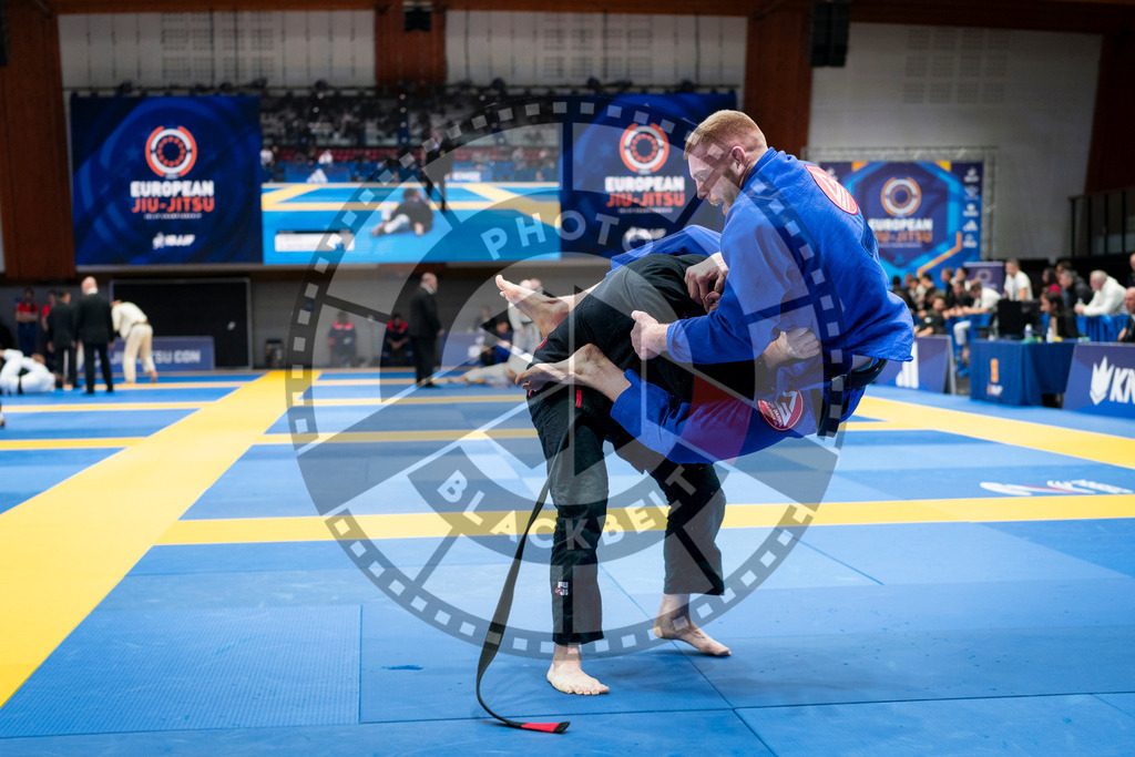 20240126PBB2055 | Fighters compete during the Brazilian Jiu-Jitsu European Championship of the IBJJF in Paris, France, on January 26, 2024.
