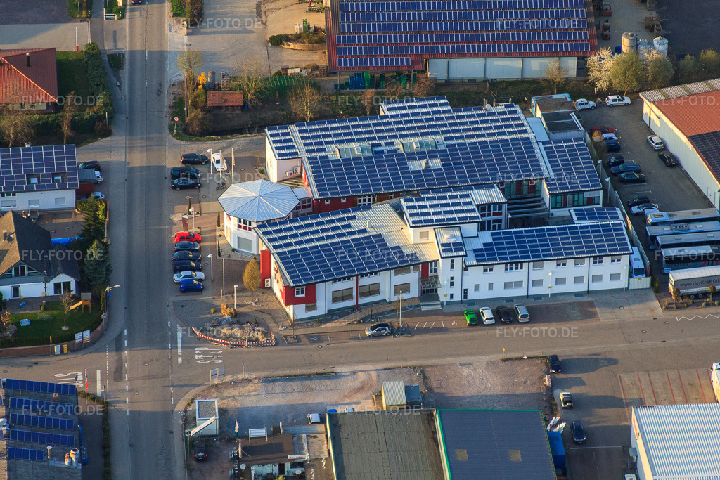 Luftbild: REHA med Gesundheitspark GmbH - Abteilung Orthopädie & Neurologie in Herxheim bei Landau im Bundesland Rheinland-Pfalz in Deutschland. Foto: IMG_38899.jpg vom 25.03.2011 durch Werner Riehm/FLY-FOTO.deReha Med Gesundheitspark