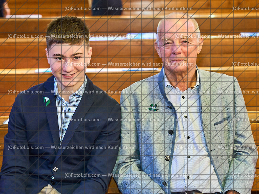 ALP0467_PfarrFirmung Wieselburg_Firmling-PateIn | (C)FotoLois.com, Alois Spandl, Firmung in der Pfarrkirche Wieselburg mit Generalvikar Dr. Christoph Weiss, Dechant Pfarrer Daniel Kostrzycki und Monignore Franz Dammerer, Sa 15. Juni 2024.