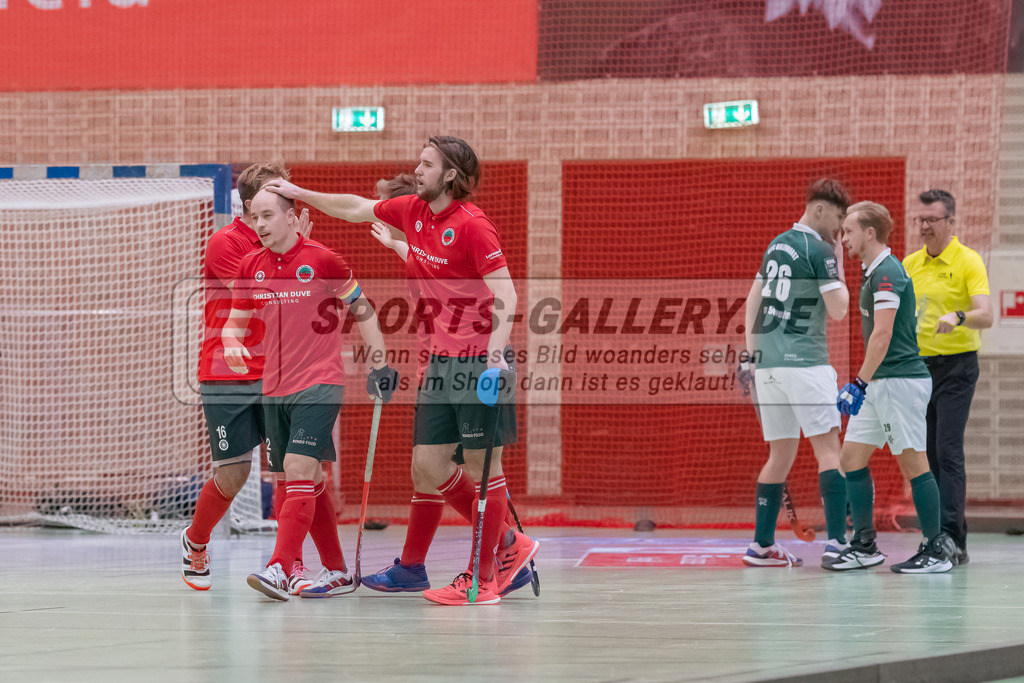 HK_20230108_102410 | 1. Bundesliga ( Halle ) Herren Crefelder HTC - Uhlenhorst Mülheim am 8.1.2023 Crefelder HTC  ( CHTC ), Krefeld , Kossol Timo ( Crefelder HTC #3 ) , Ehling Jonathan ( Crefelder HTC #22 )