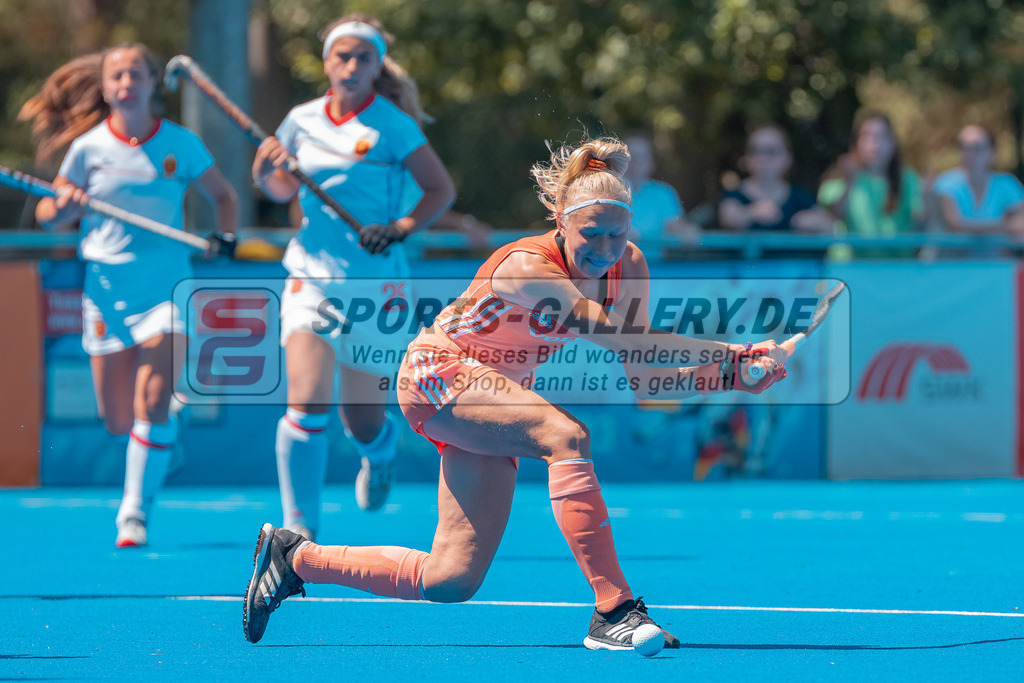 HK_20230711_101154 | Euro Hockey WU18 Spain vs Netherlands Championship Girls &amp; Boys am 11.7.2023 CHTC , Krefeld ,