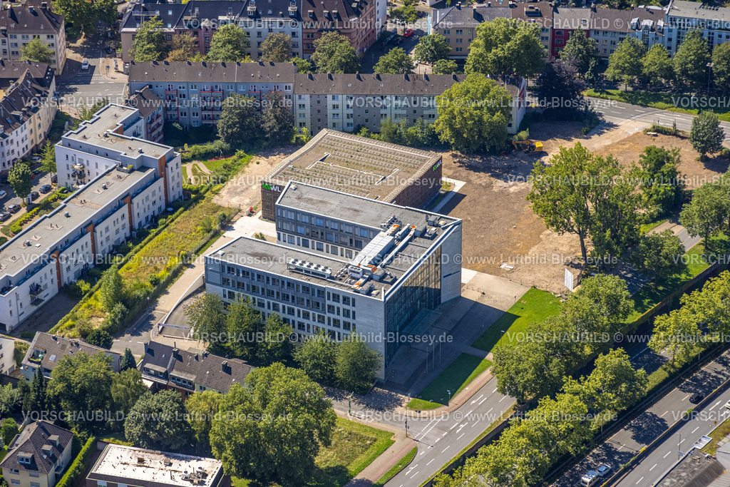 Dortmund240800709 | Luftbild, Kassenärztliche Vereinigung Westfalen-Lippe (KVWL) und Neubau KVWL Parkhaus, Westfalendamm, Dortmund, Ruhrgebiet, Nordrhein-Westfalen, Deutschland