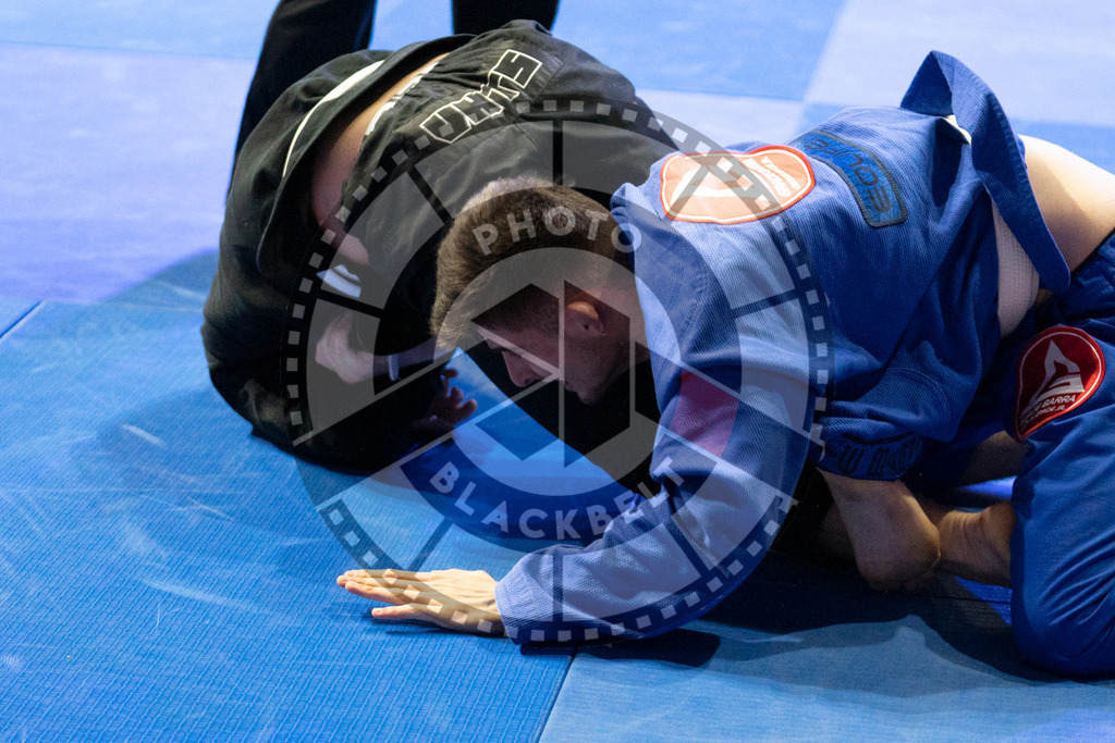 20240119PBB1221 | Fighters compete during the IBJJF European Championship in Paris, France, on January 19, 2024.