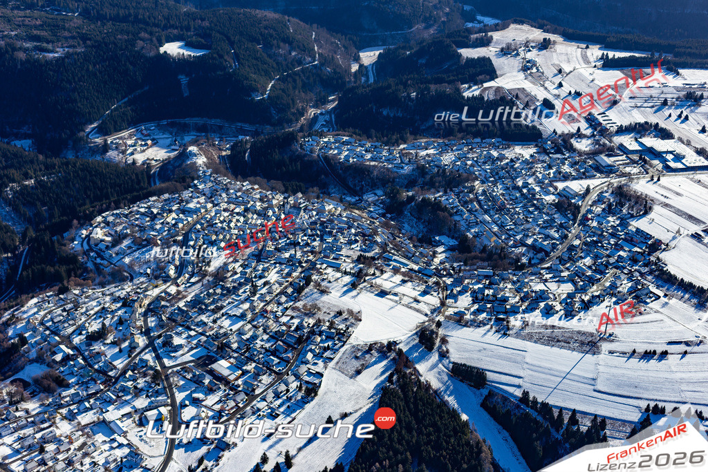 Das Luftbild der Stadt Nordhalben wurde 2019 vom Flugzeug heraus erstellt (keine Drohne) Aufnahmehöhe ca.400 Meter- hohe Auflösung- beste Druck-Qualität garantiert!